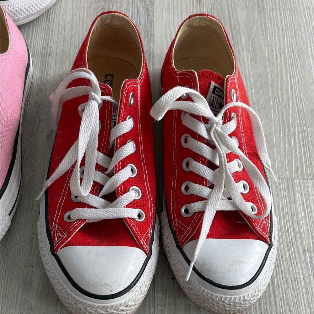 Converse Canvas Sneakers — Hot Pink, Yellow, Light Pink, Red - Picture 4 of 7